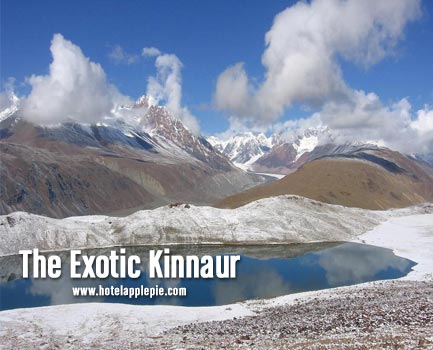 Snowy sunrise at kinnaur hotel